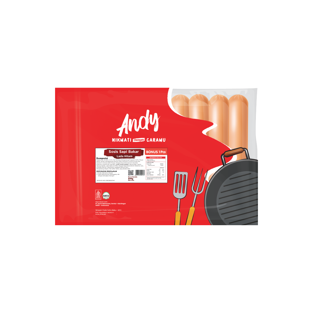 Sosis Sapi Bakar Lada Hitam